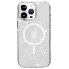 Чохол-силікон Galaxy Sparkle (MagFit) iPhone 14 Pro (Clear+Glitter)