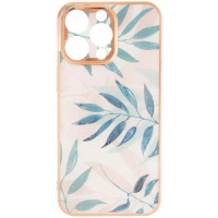 Чохол-силікон Gelius Leaf Case iPhone 13 Pro, Pink grass