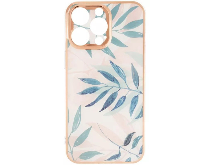 Чохол-силікон Gelius Leaf Case iPhone 13 Pro, Pink grass