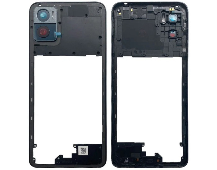 Рамка кріплення корпуси Motorola XT2239 Moto E22 /E22i, чорна