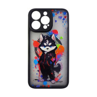 Чохол-силікон Gelius Print UV iPhone 14 Pro Max, Street huskey