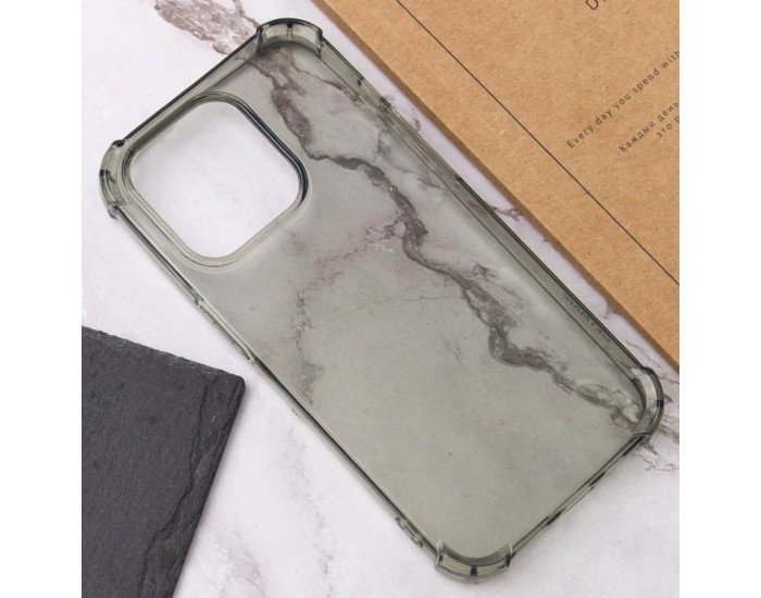 Чохол-силікон Getman Ease logo посилені кути iPhone 14 Pro Max, Сірий