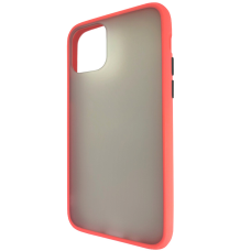 Чехол-силикон Gingle Clear Case iPhone 11, Red/Black