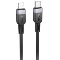 Кабель Hoco X109 Energy Silicone Type-C to Lightning (27W/1m) Black