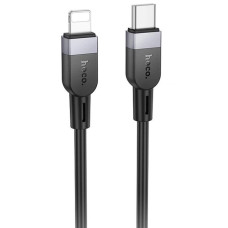 Кабель Hoco X109 Energy Silicone Type-C to Lightning (27W/1m) Black