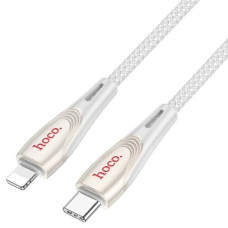 Кабель USB Hoco U133 Monte PD charging Type C to Lightning (27W/1.2m) серый