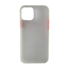 Чохол-силікон Gingle Matte Case iPhone 12 Pro Max, White/Red