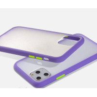 Чохол-силікон Gingle Matte Case iPhone 12 Pro Max, Lilac/Green