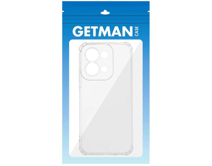 Чохол-силікон Getman Ease logo посилені кути Full Camera Xiaomi Redmi 15C /Poco C85 (Global) Прозорий