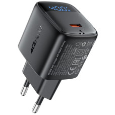 Мережеве зарядний пристрій Acefast A135 PD40W GaN single (USB-C) чорне