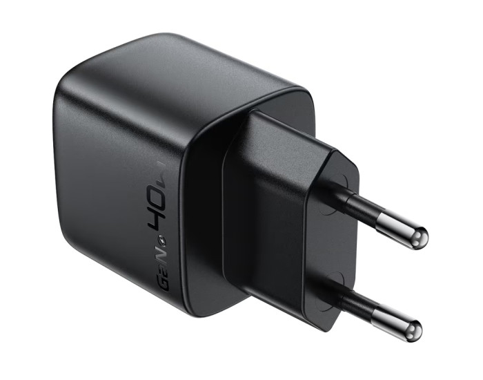 Мережеве зарядний пристрій Acefast A135 PD40W GaN single (USB-C) чорне