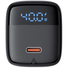 Мережеве зарядний пристрій Acefast A135 PD40W GaN single (USB-C) чорне