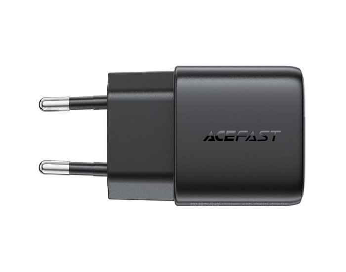 Мережеве зарядний пристрій Acefast A135 PD40W GaN single (USB-C) чорне