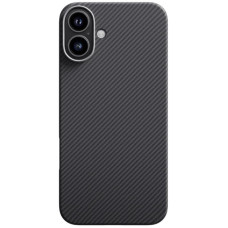 Чохол-силікон Carbon Protection Slim (MagSafe) iPhone 16, чорний