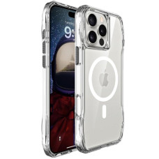 Чохол-силікон OCTAGON Case with MagSafe iPhone 16 Pro Max, Прозорий