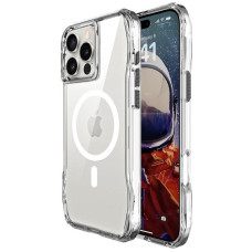 Чохол-силікон OCTAGON Case with MagSafe iPhone 16 Pro Max, Прозорий