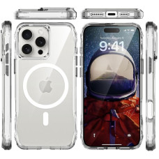 Чохол-силікон OCTAGON Case with MagSafe iPhone 16 Pro Max, Прозорий
