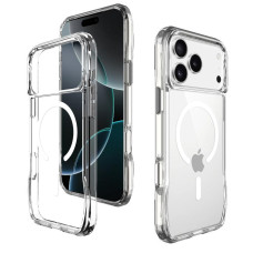 Чохол-силікон OCTAGON Case with MagSafe iPhone 17 Pro Max, Прозорий