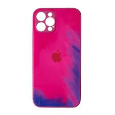 Чохол-силікон Glass Art iPhone 12, Berry muse