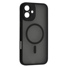 Чохол-силікон Rock Guard Touch with Magnetic (Anti-drop Lens Protection) iPhone 16, Black