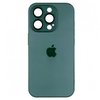 Чохол-силікон AG GLASS MAGSAFE iPhone 15 Pro Max, Cangling green
