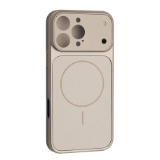 Чохол-силікон AG GLASS MAGSAFE iPhone 16 Pro, Silver