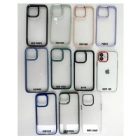 Чохол-силікон CRISTAL GUARD Colorfull FRAME iPhone 13 Pro, Lavander