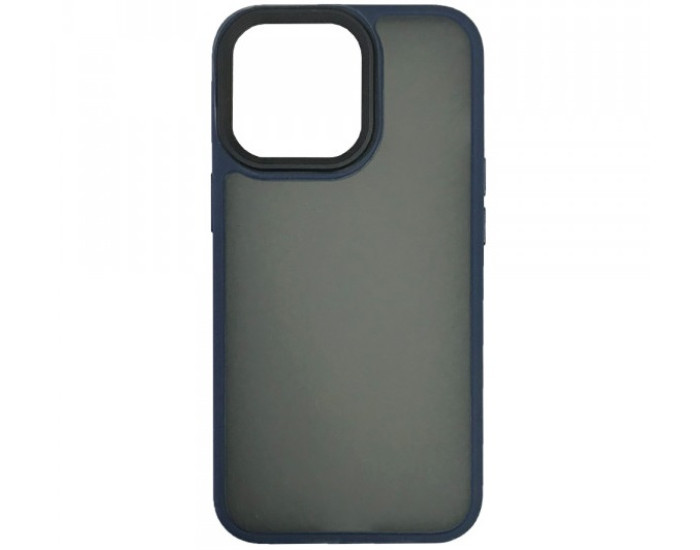 Чохол-силікон GUARD PRO Camera FRAME iPhone 12/12 Pro, Dark blue