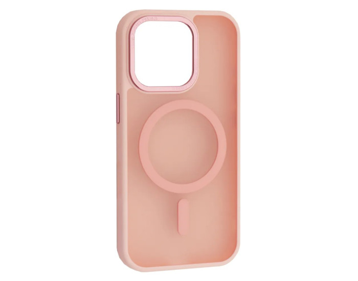 Чохол-силікон GUARD MATTE Magsafe iPhone 13 /14, Pink sand