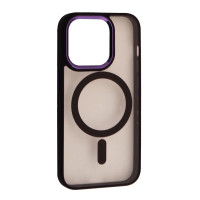 Чехол-силикон CRISTAL GUARD MagSafe Case iPhone 14 Pro Max, Deep purple