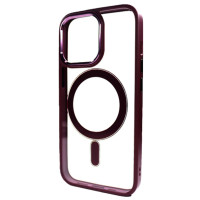 Чохол-силікон CRISTAL GUARD MagSafe Case iPhone 14 Pro, Marsala