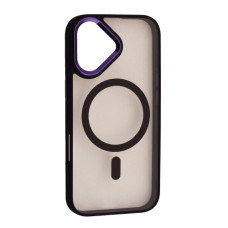 Чохол-силікон CRISTAL GUARD MagSafe Case iPhone 17, фіолетовий