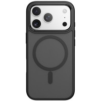 Чехол-силикон Rock Guard Touch Magnetic Protection Case (Metal Lens Frame) iPhone 17 Pro Max, Black