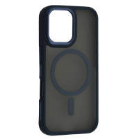 Чохол-силікон New Matte Guard Magsafe Case iPhone 16 Pro Max, Dark blue