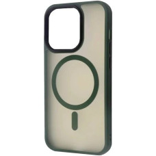 Чохол-силікон Matte Guard Magsafe Case iPhone 14 Pro, Dark green