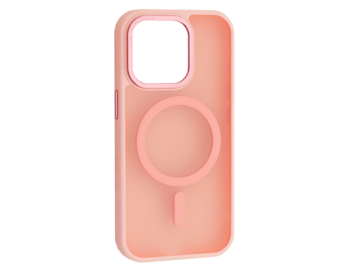 Чохол-силікон Matte Guard Magsafe Case iPhone 14 Pro, Pink sand