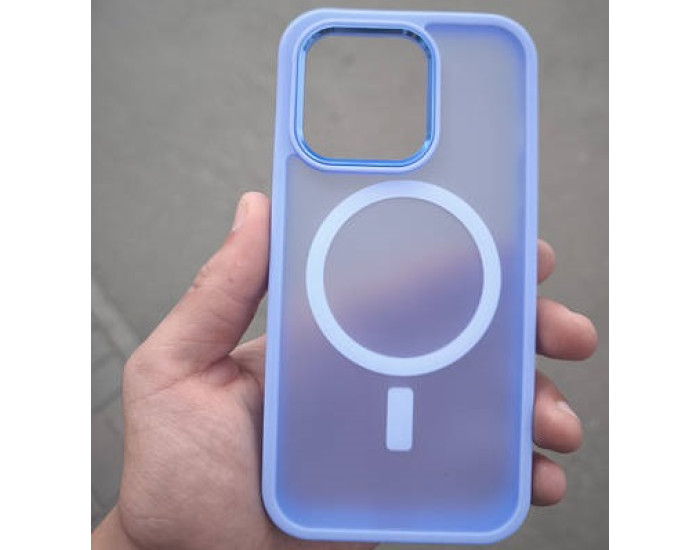 Чохол-силікон Matte Guard Magsafe Case iPhone 14 Plus, Lilac