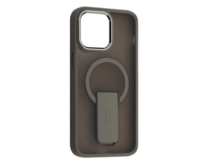 Чохол-силікон STAND Matte Magsafe Case iPhone 16, Grey