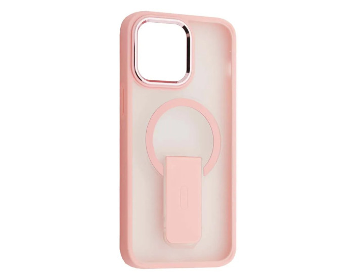 Чехол-силикон STAND Matte Magsafe Case iPhone 16, Pink