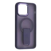 Чохол-силікон STAND Matte Magsafe Case iPhone 15 Pro Max, Purple