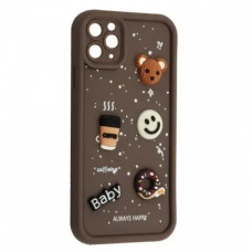 Чохол-силікон HAPPY Donut Case iPhone 12 Pro Max, Brown