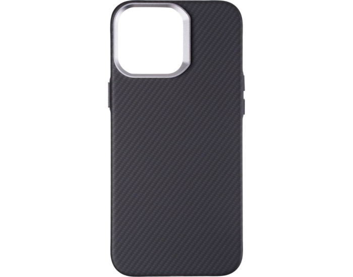 Чохол-силікон Kevlar Case MagSafe iPhone 16 Pro Max, Black