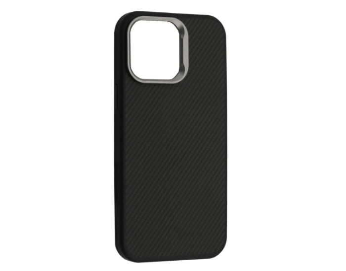 Чохол-силікон Kevlar Style MagSafe iPhone 14 Pro Max, Black