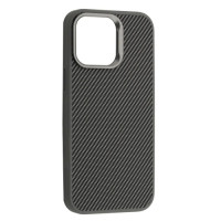 Чехол-силикон Kevlar Style MagSafe iPhone 14 Pro Max, серый