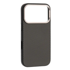 Чохол-силікон Kevlar Style MagSafe iPhone 17 Pro, Black