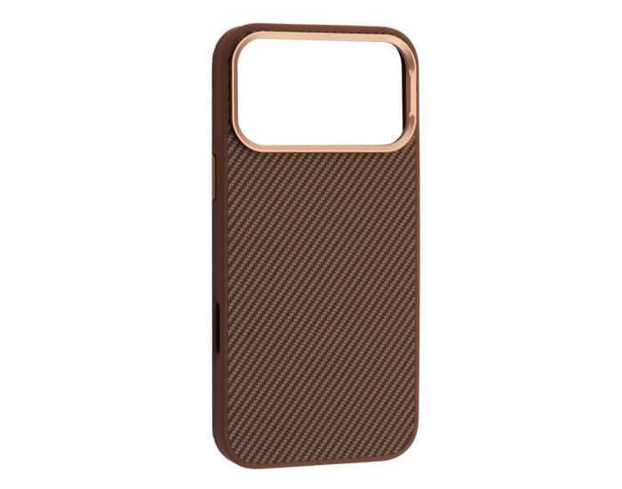 Чохол-силікон Kevlar Style MagSafe iPhone 17 Pro, Brown