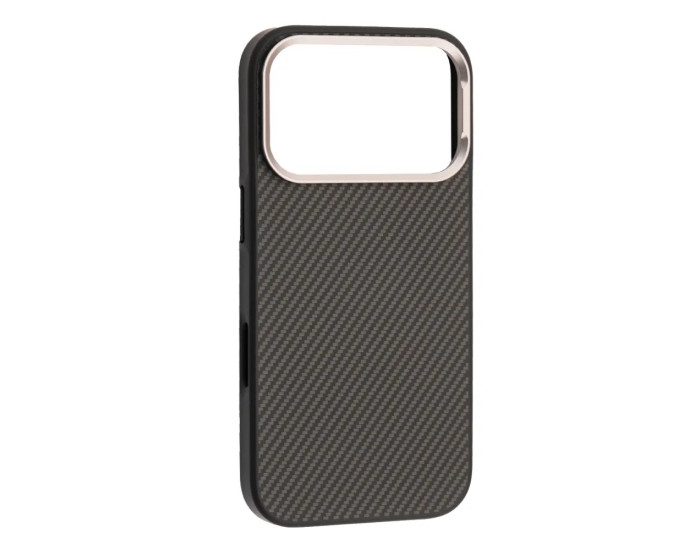 Чохол-силікон Kevlar Style MagSafe iPhone 17 Pro Max, Black