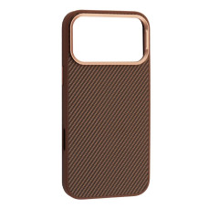 Чохол-силікон Kevlar Style MagSafe iPhone 17 Pro Max, Brown
