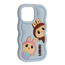 Чехол-силикон Labubu Case iPhone X/XS, синий