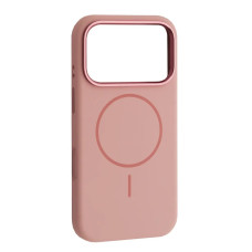 Чохол-силікон оригінал Liquid Silicone Case Metal Camera with MagSafe iPhone 17 Pro, Pink